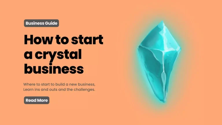 how to start a crystal business