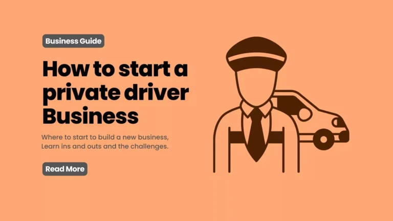 how to start a private driver business