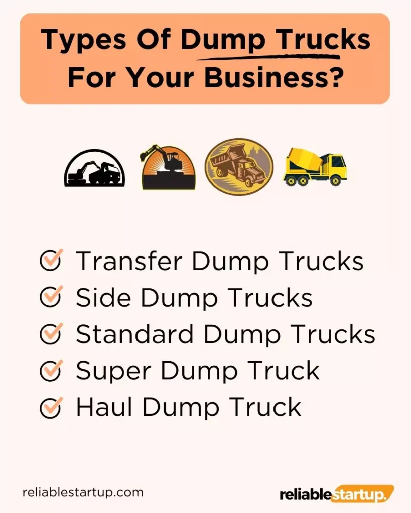 Types Of Dump Trucks For Your Business