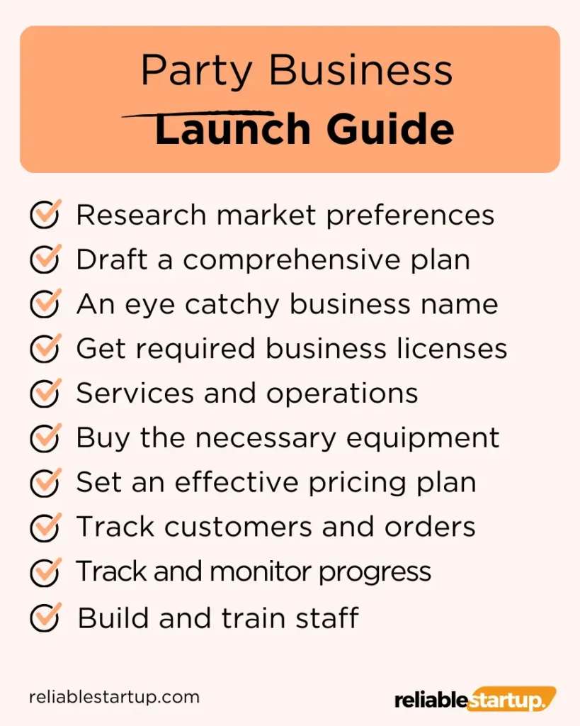 Party Rental Business Launch Guide