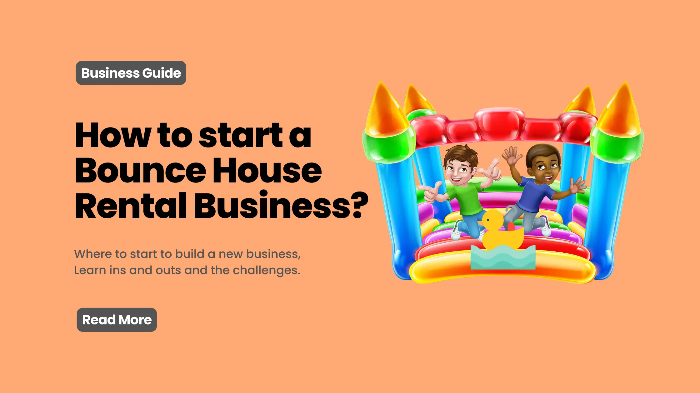 How To Start A Bounce House Rental Business