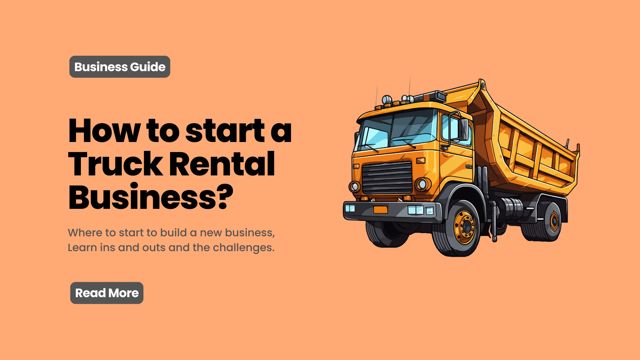 How To Start A Truck Rental Business