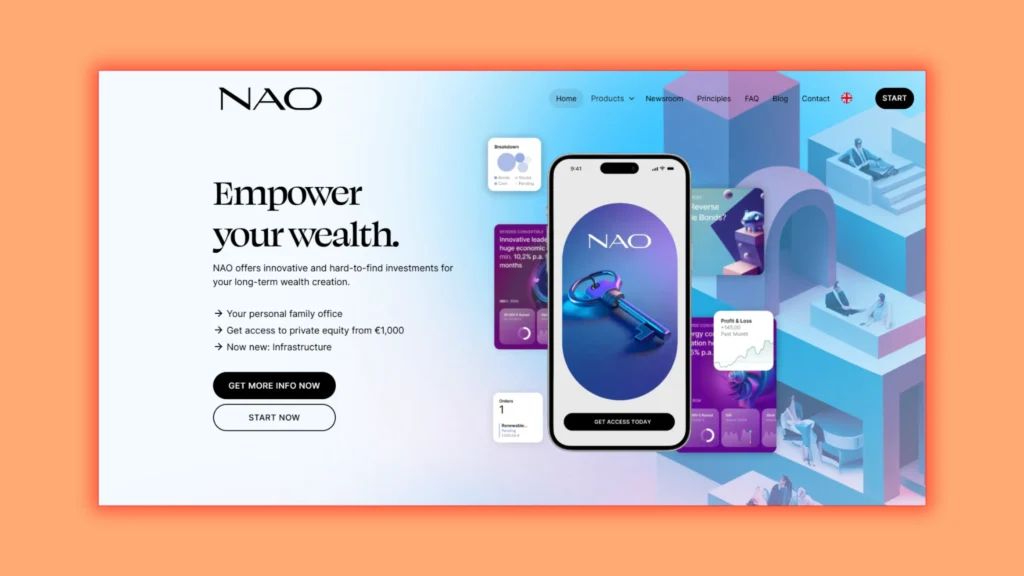 NAO, a fintech startups europe