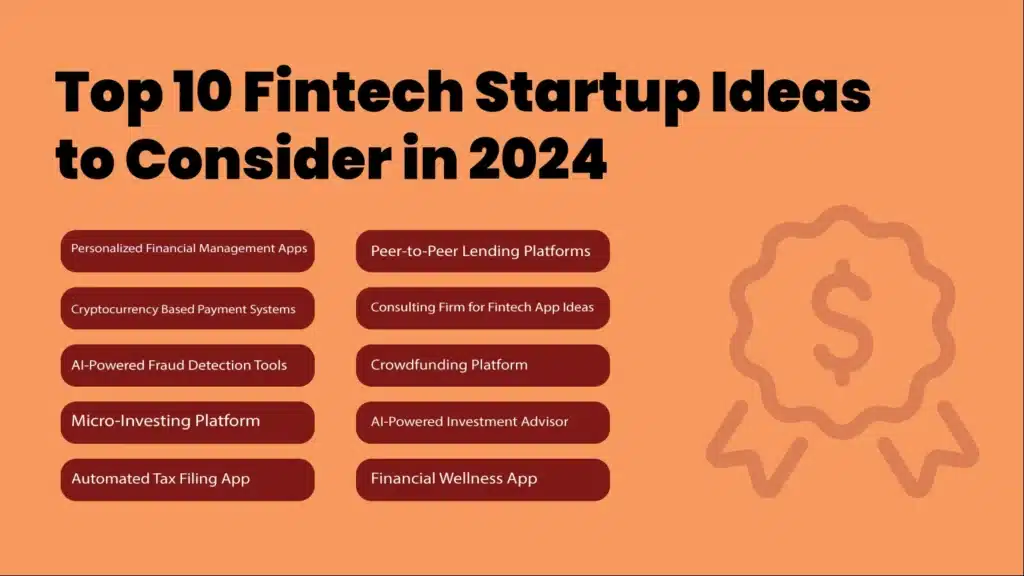 Top 10 Fintech Startup Ideas to Consider in 2024