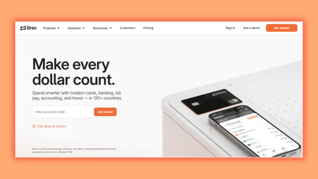 Brex, b2b fintech startups
