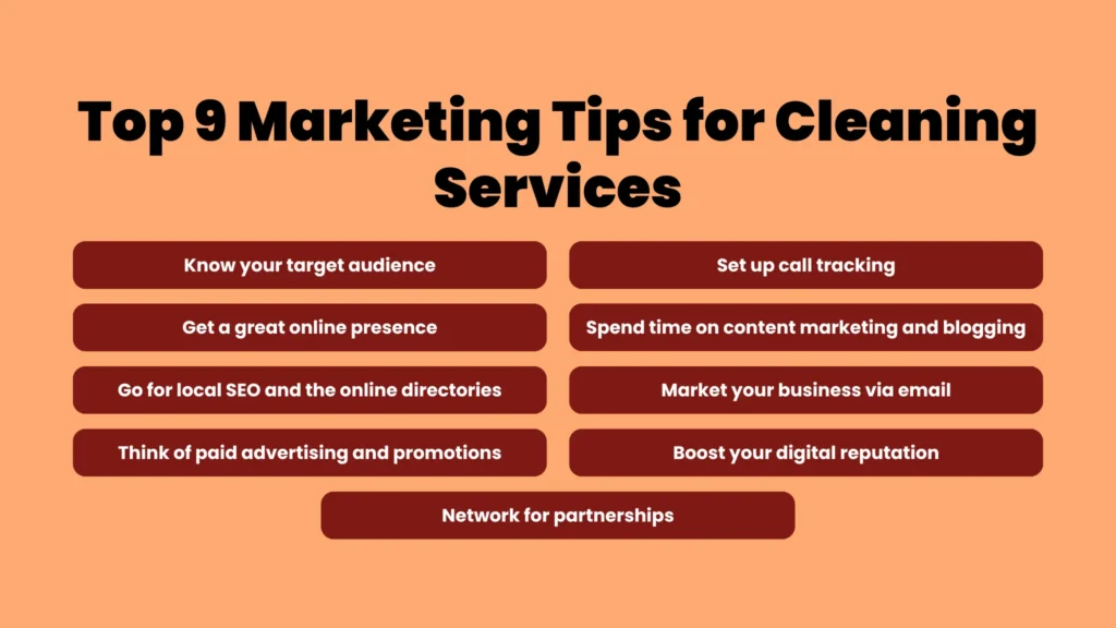 2ND Top 9 Marketing Tips for Cleaning Services