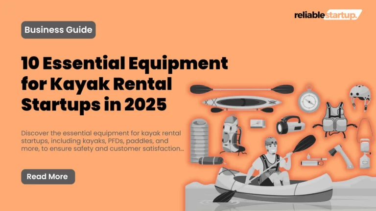 Equipment for Kayak Rental Startups