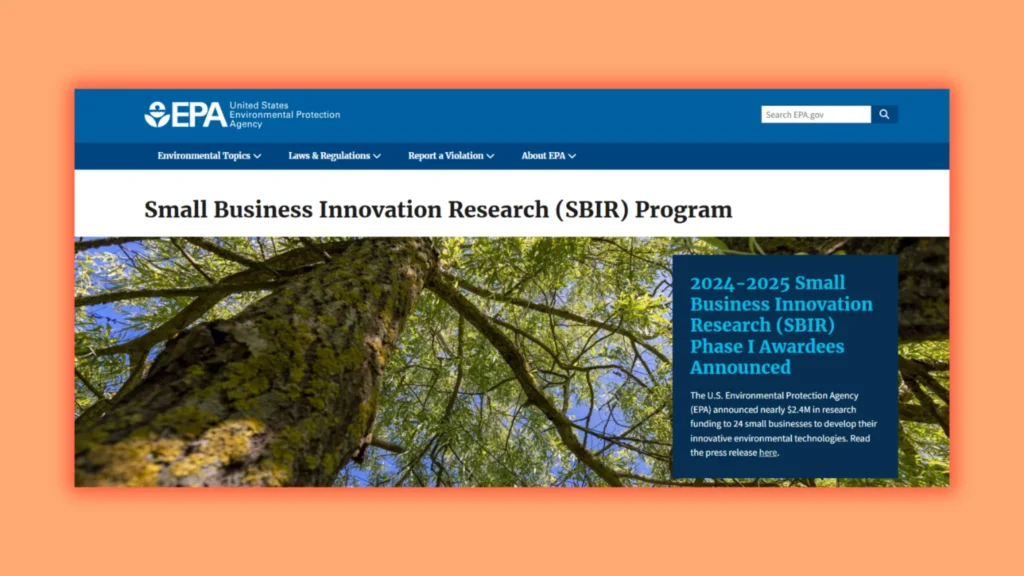 RS 7 Page 3 EPA SBIR Program