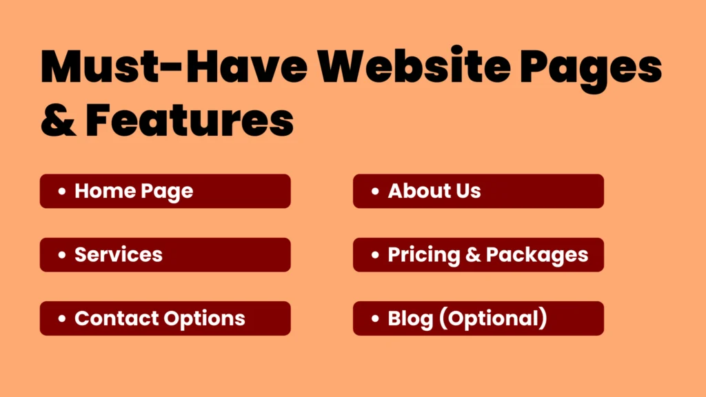 RS 29 Page 3 Must Have Website Pages Features