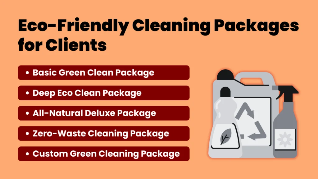 RS 33Page 3 Eco Friendly Cleaning Packages for Clients