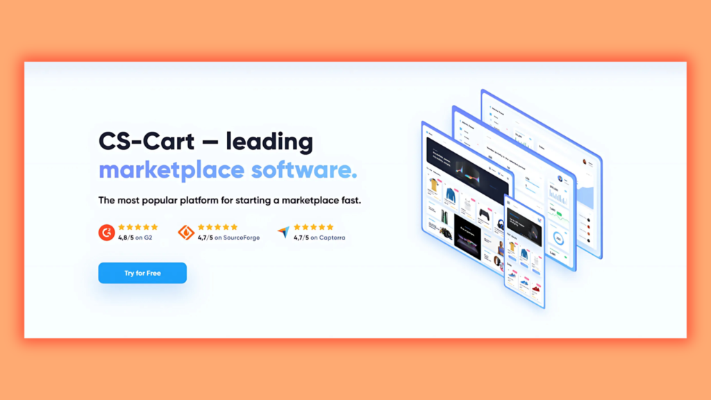  CS-Cart homepage 