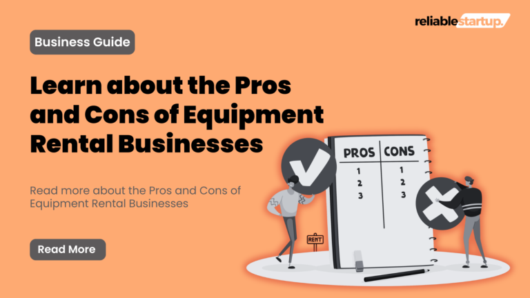 Pros and Cons of Equipment Rental Business