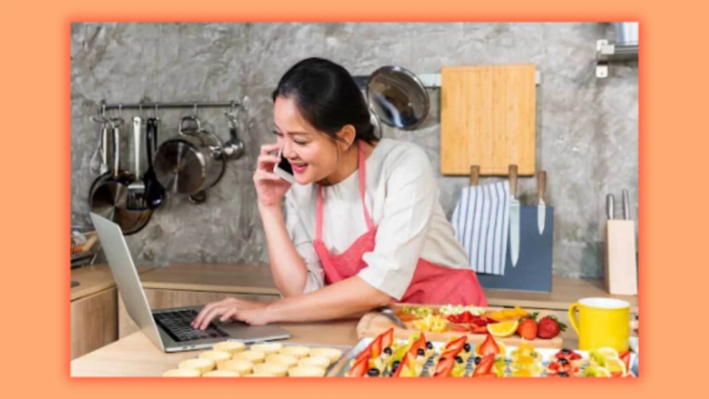A Lady on phone discussing how to Create Standard Procedures