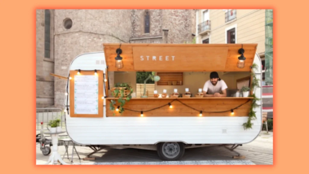 a image of food truck business