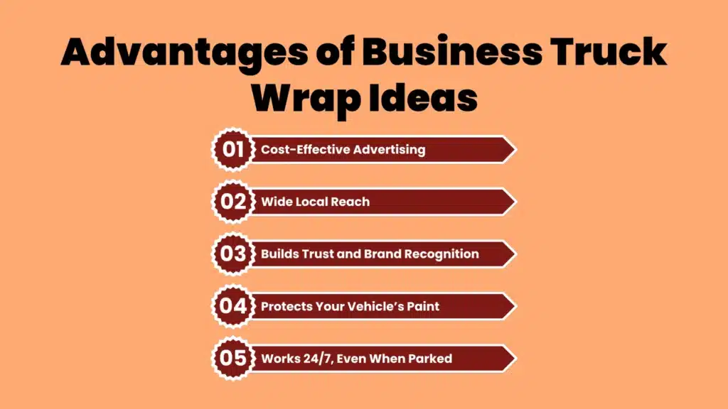 an infographic showing the advantages of Business Wrap ideas 