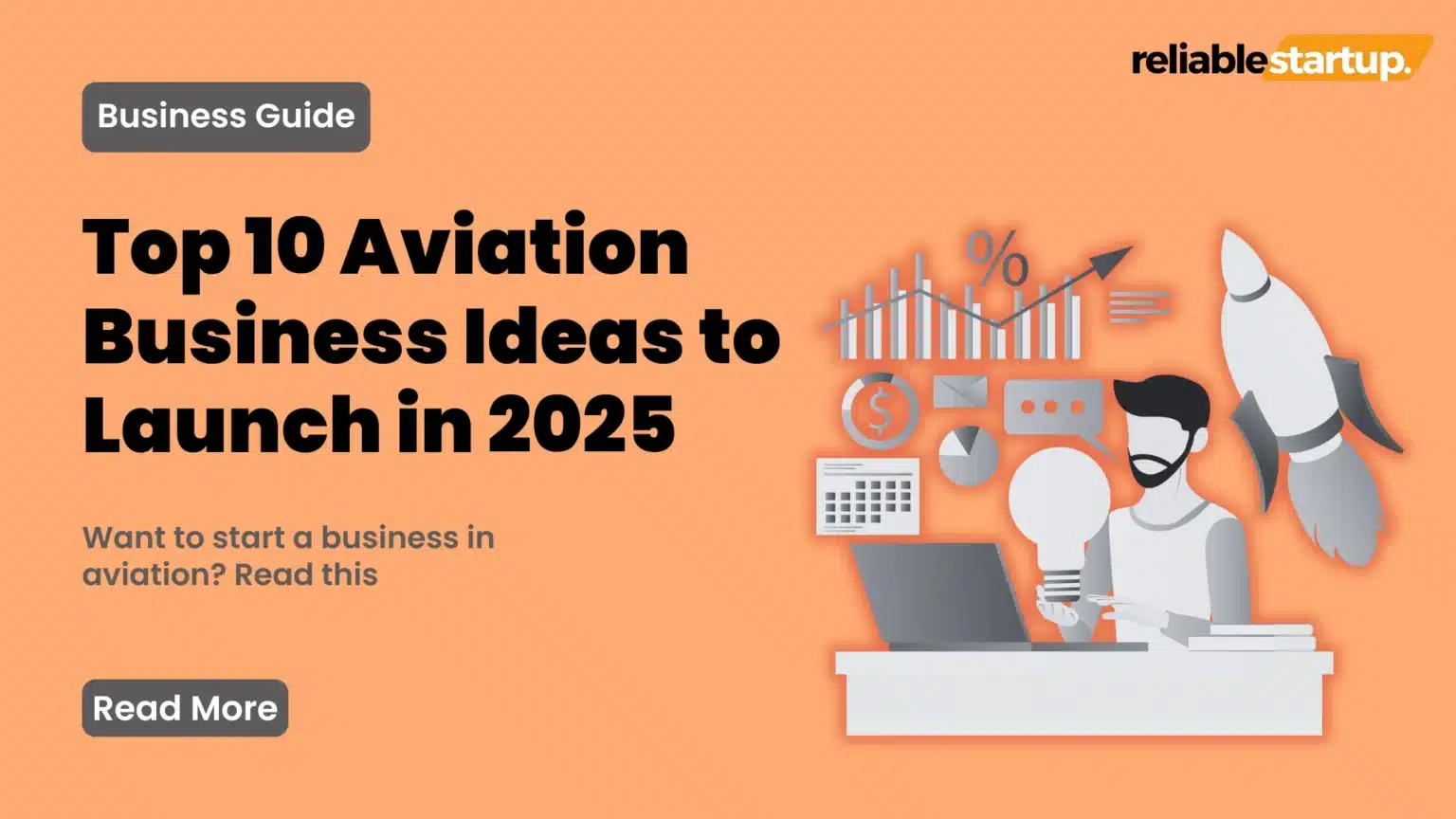 a thumbnail of a blog which is about the aviatoin business ideas