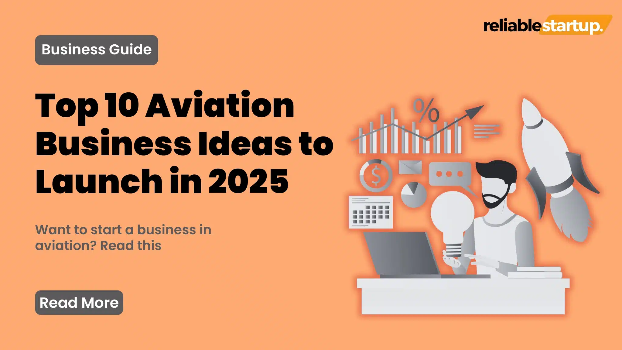 a thumbnail of a blog which is about the aviatoin business ideas