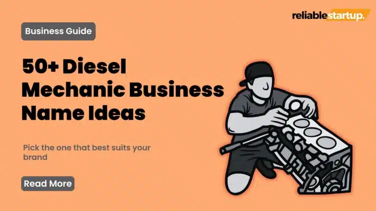 50+ Diesel Mechanic Business Name Ideas for 2025