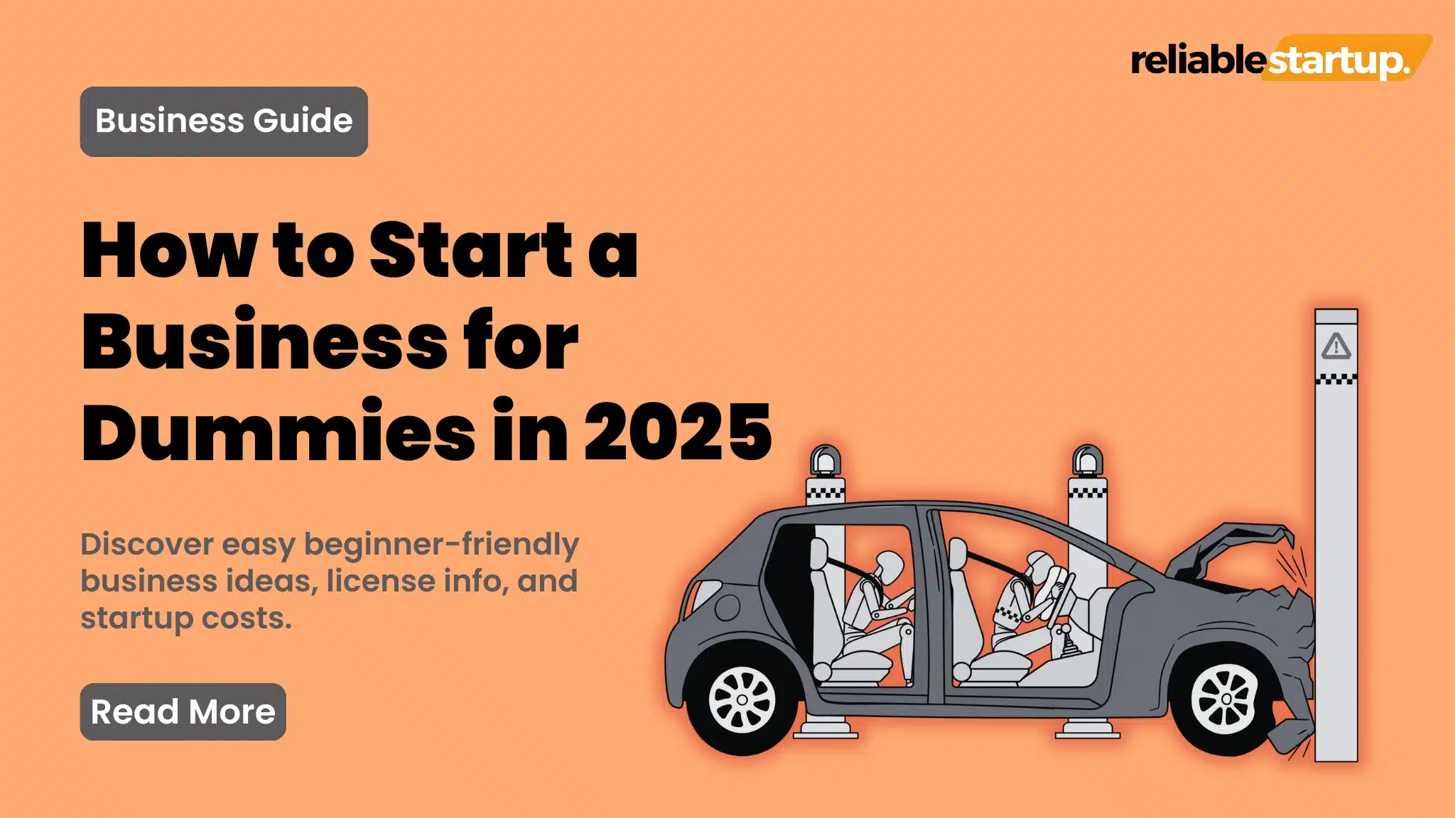 a thumbnail image of an article about starting a business for dummies