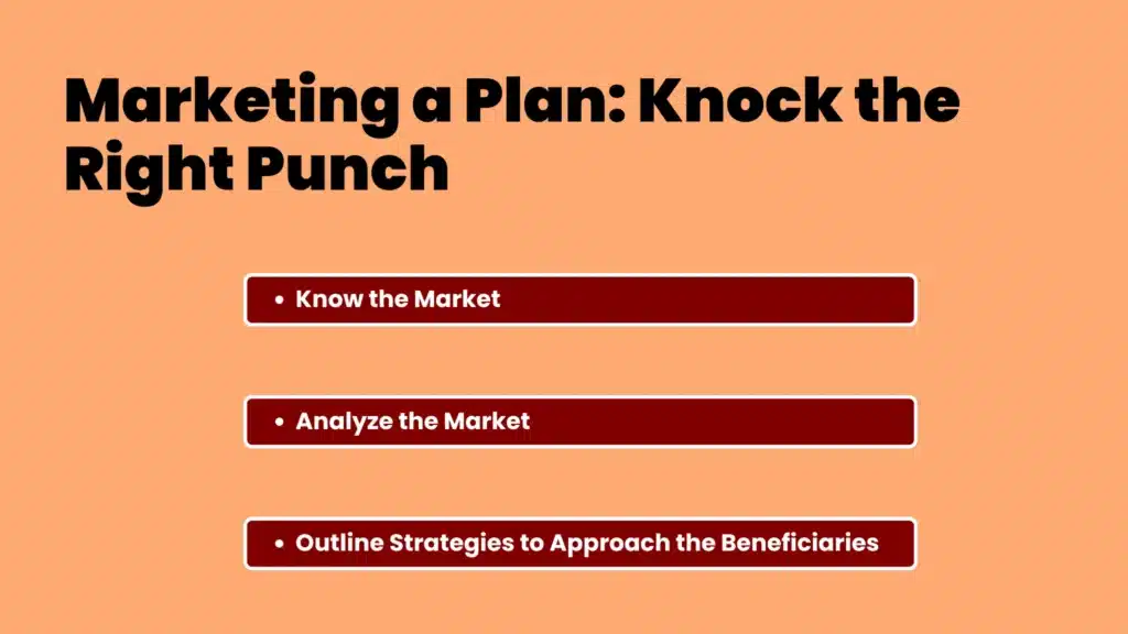 an image showing Marketing a Plan_ Knock the Right Punch