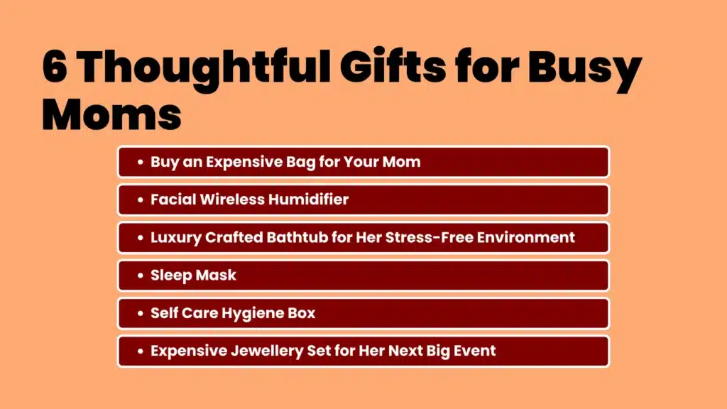6 Thoughtful Gifts for busy moms