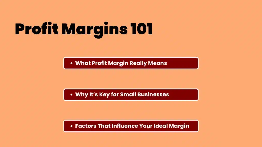 types of profit margins