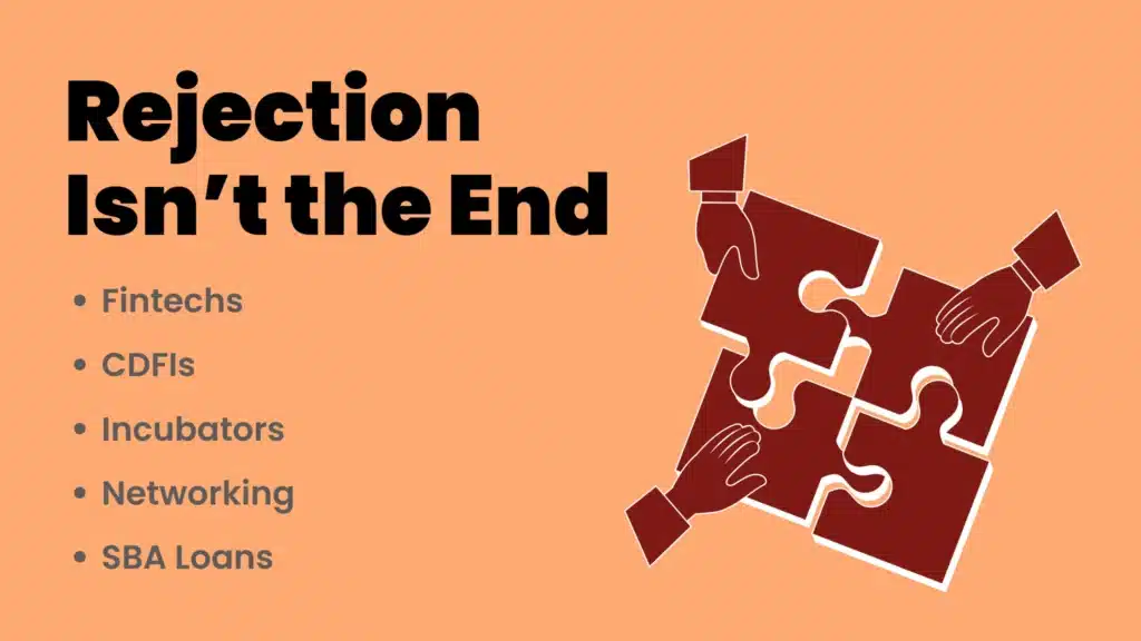 an image showing rejection isn't the end