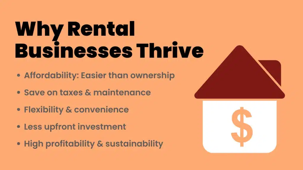 Why Rental Businesses Thrive