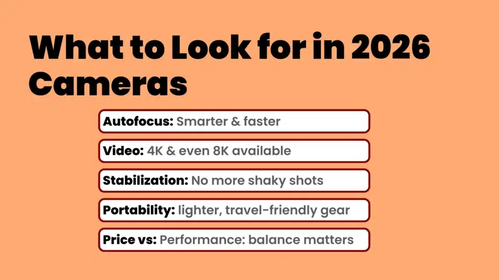 an image about What to Look for in 2026 Cameras Content