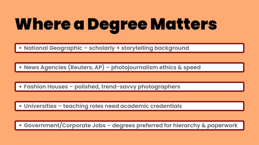 an image about Where a Degree Matters