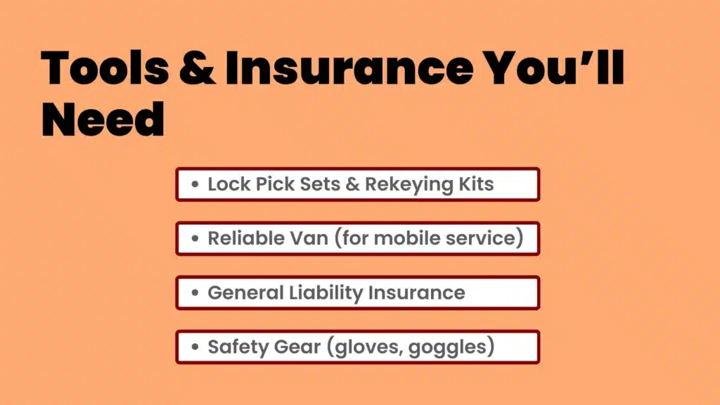 an image about Tools & Insurance You’ll Need