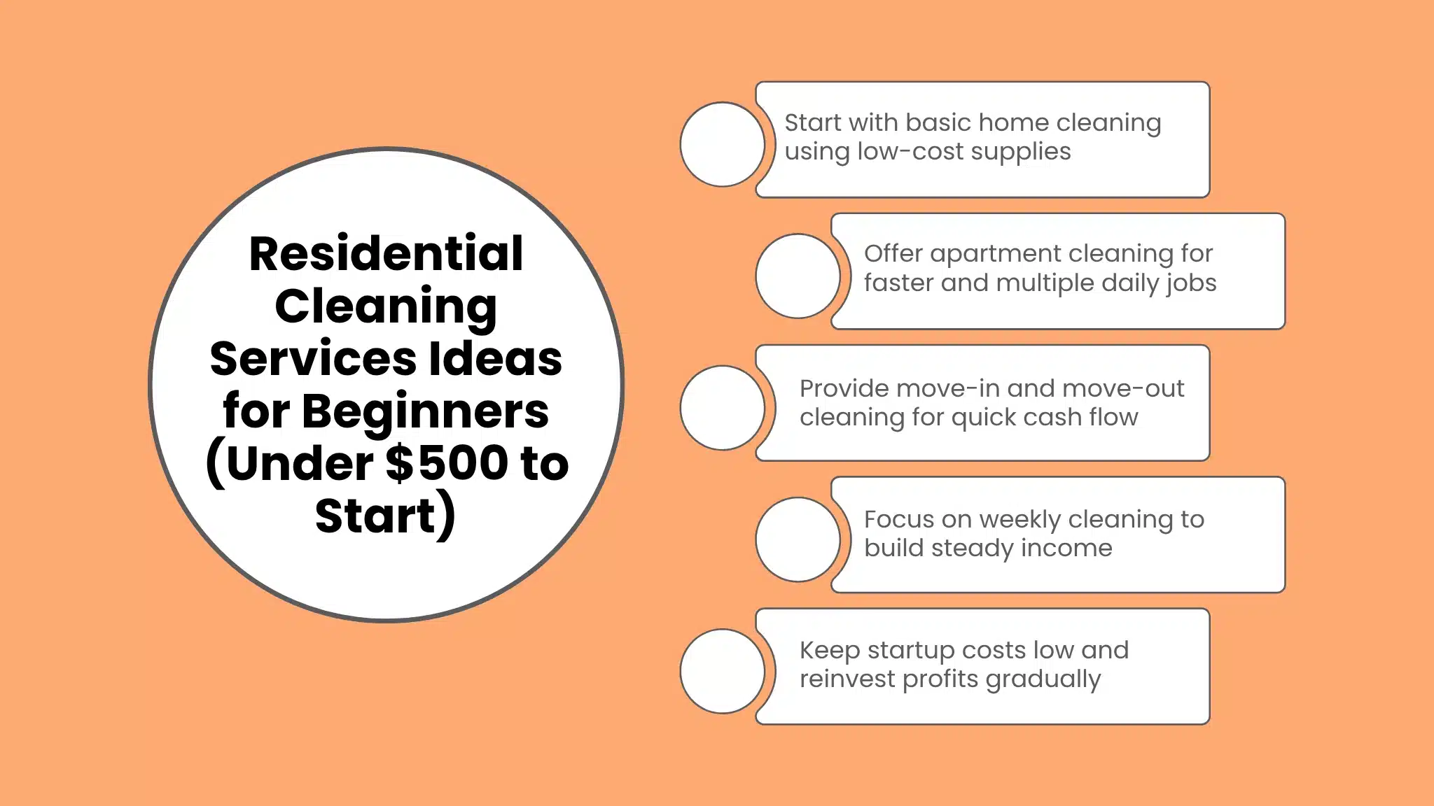 Residential Cleaning Services Ideas for Beginners (Under $500 to Start)