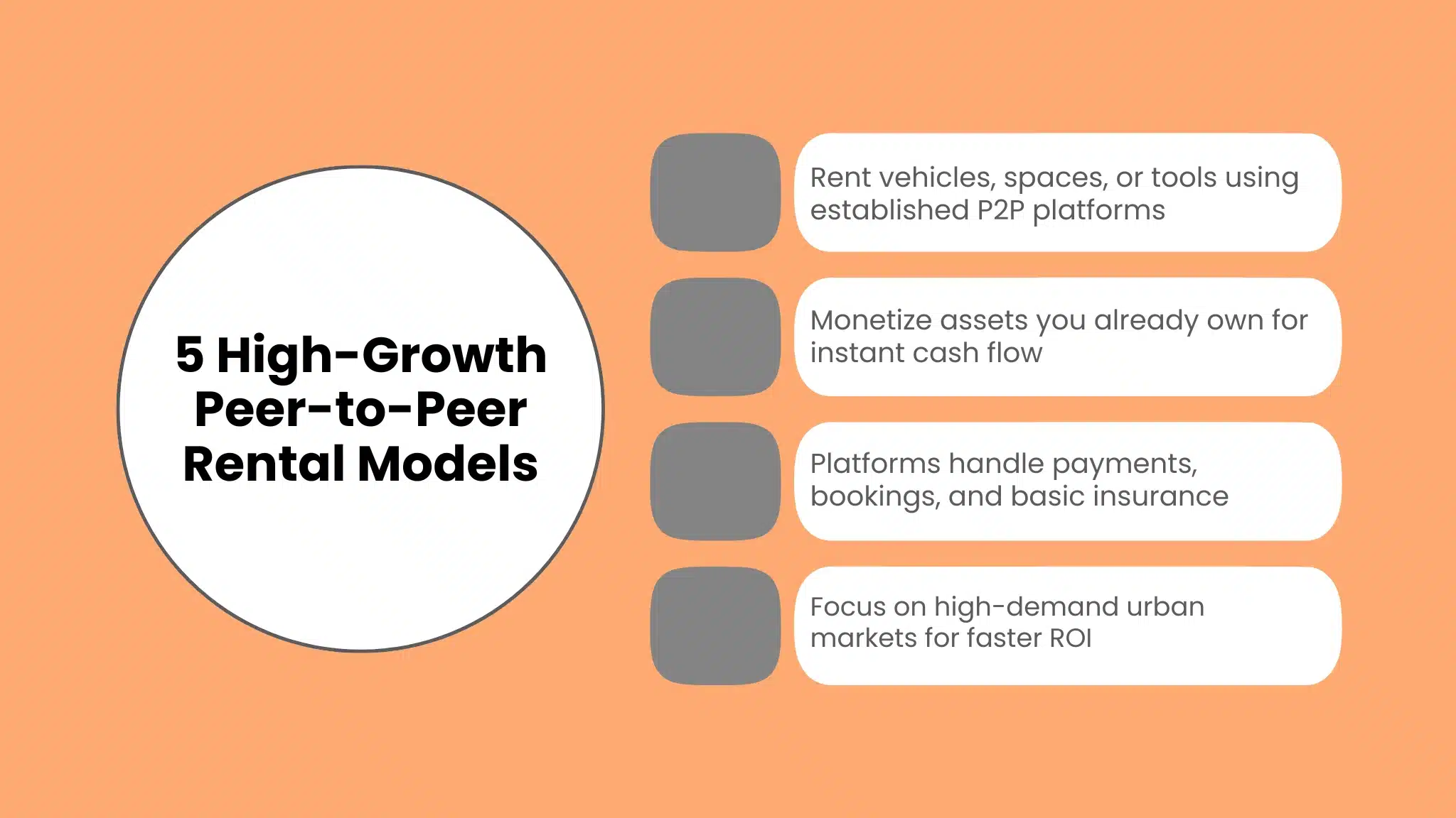 5 High-Growth Peer-to-Peer Rental Models