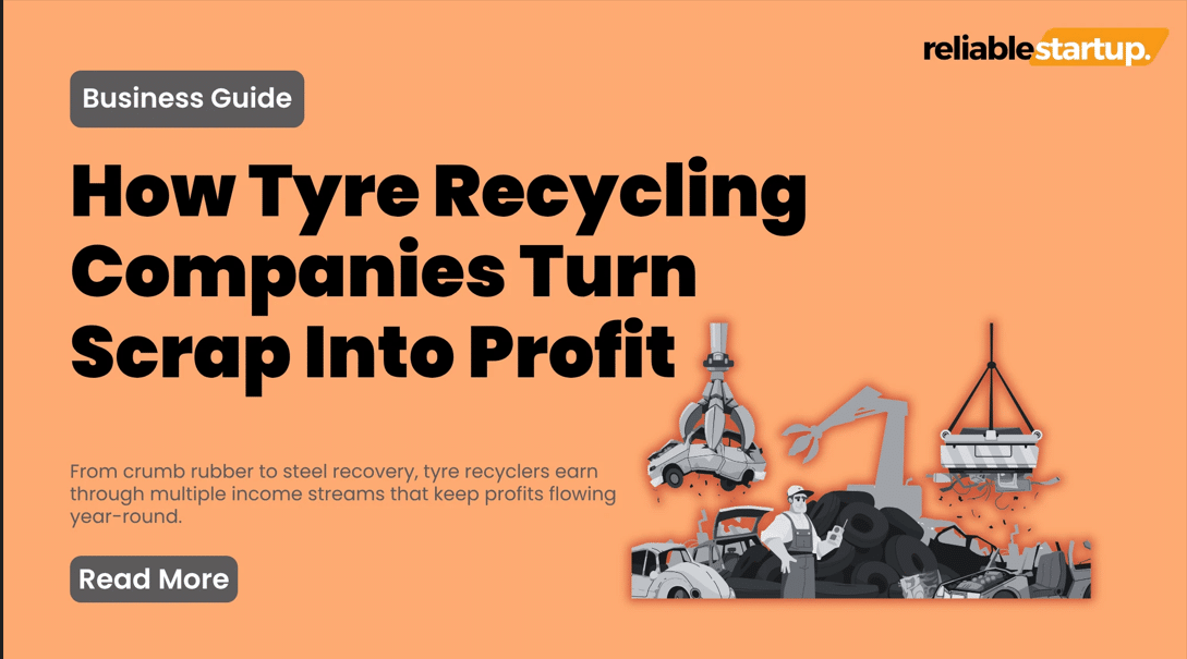 How tyre recycling companies make money through tyre shredding, recycling processes, and multiple revenue streams