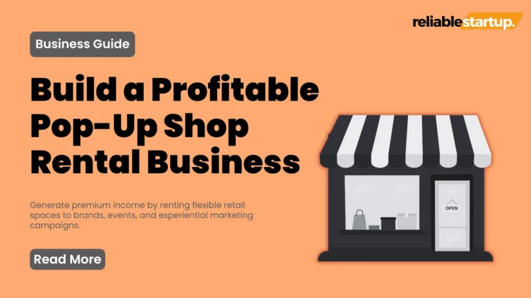pop up shop rental business