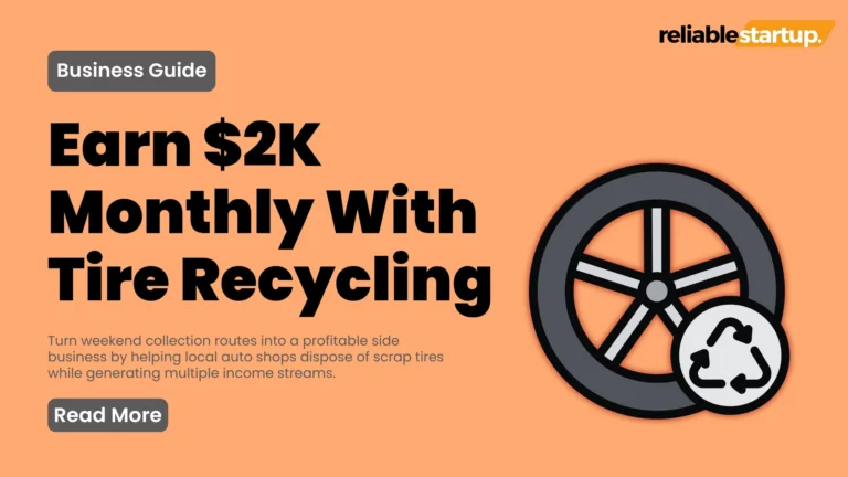 tyre recycling side hustle