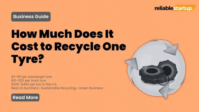 cost to recycle one tyre
