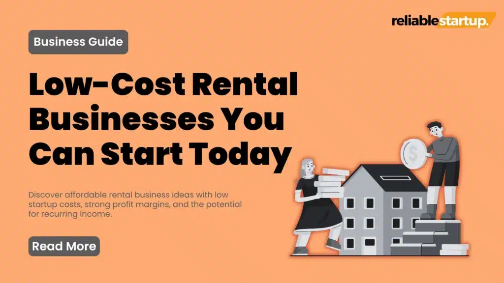 low cost rental business ideas