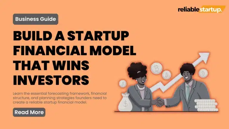 build a financial model for a startup
