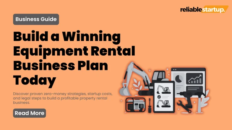 equipment rental business plan