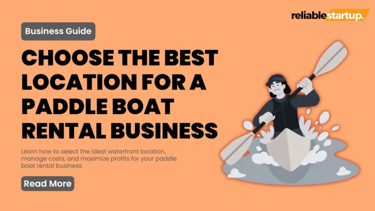 paddle boat rental business location