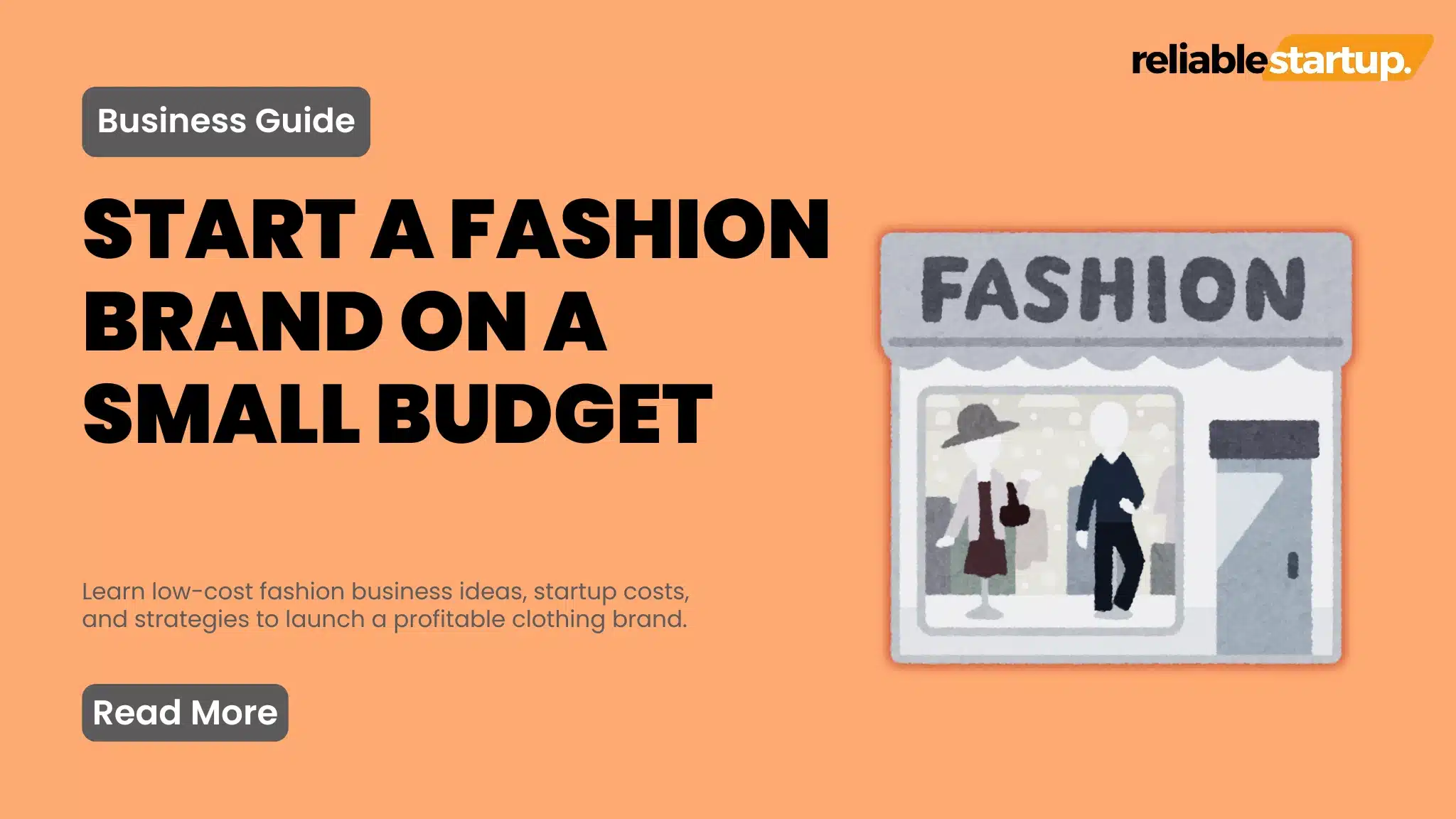 start a fashion startup small budget