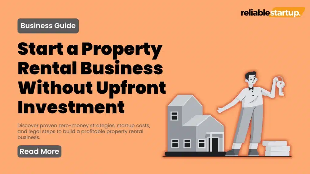 start property rental business with no money