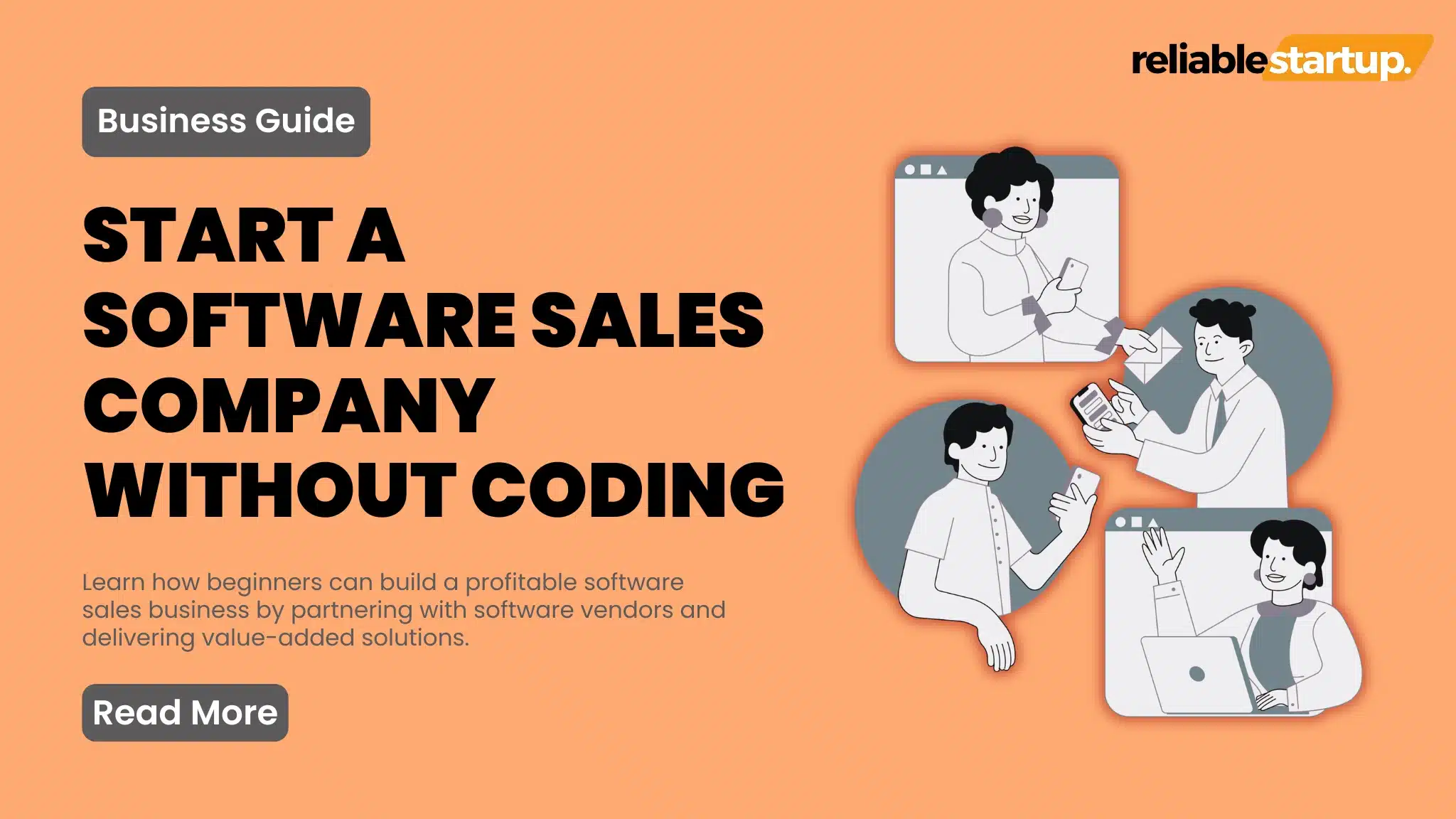 start a software sales company