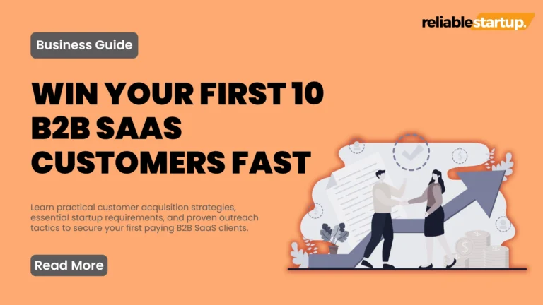 find first b2b saas customers