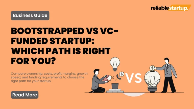 bootstrapped vs vc funded startup