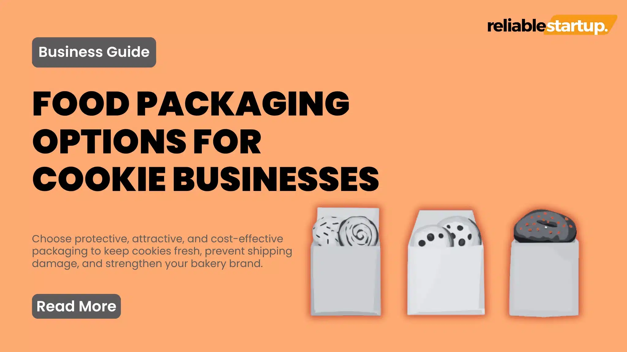 food packaging options cookiesforlove business
