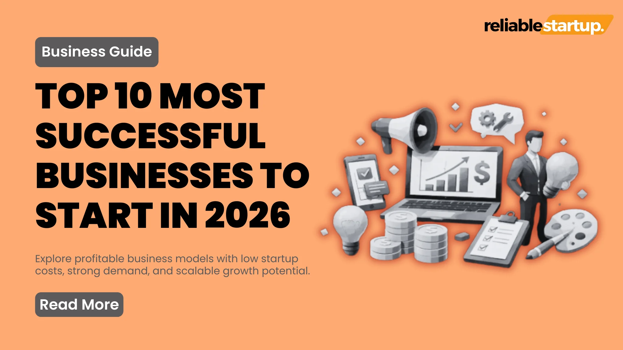 top 10 most successful businesses to start