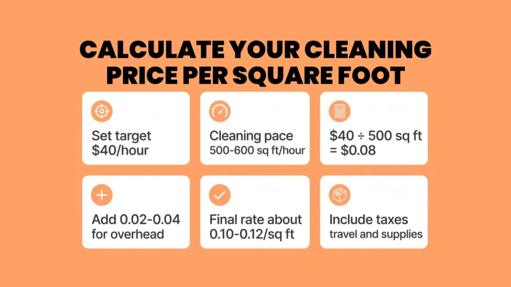 How to Calculate Your Cleaning Price Per Square Foot