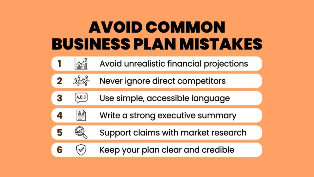 Common Mistakes to Avoid When Writing Your Plan